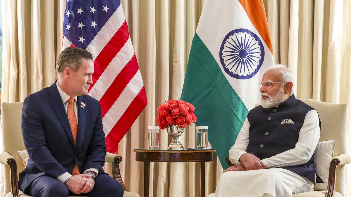 Modi meets U.S. National Security Adviser Michael Waltz