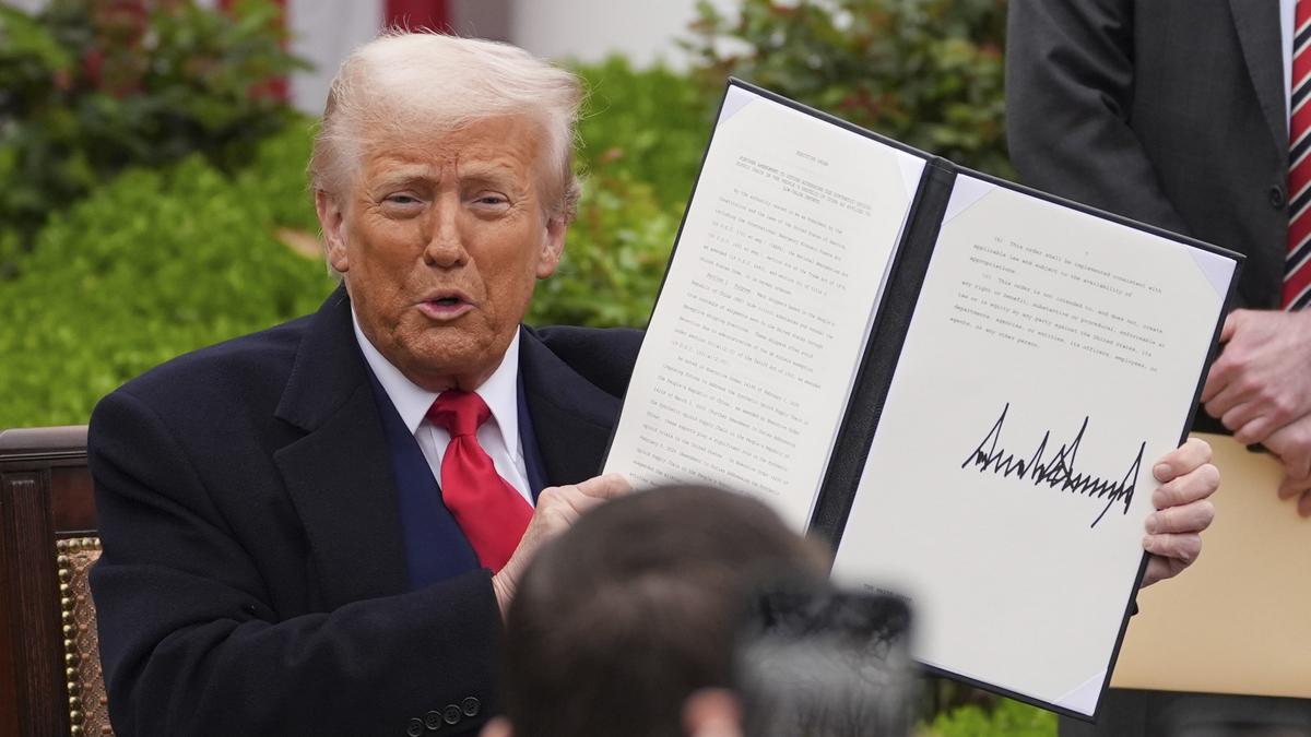 Donald Trump tariffs LIVE: France, EU to reciprocate this month, French  government spokesperson says - The Hindu