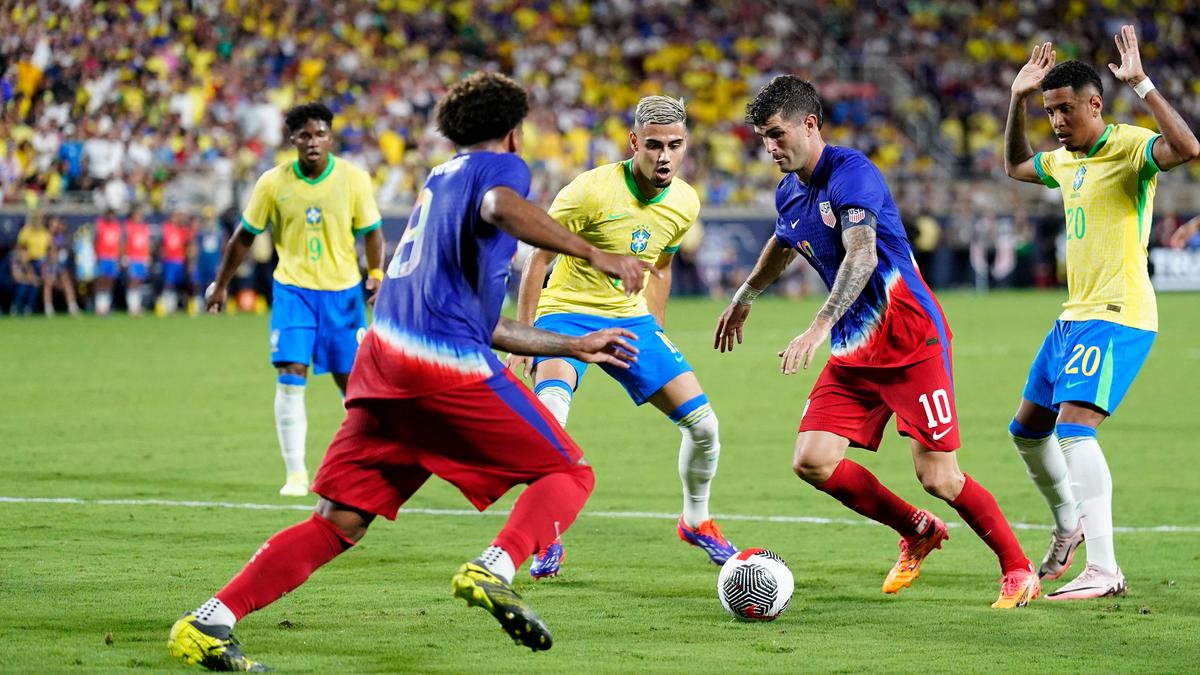 Brazil vs USA: Pulisic equalises after Rodrygo’s goal in last Copa America warmup