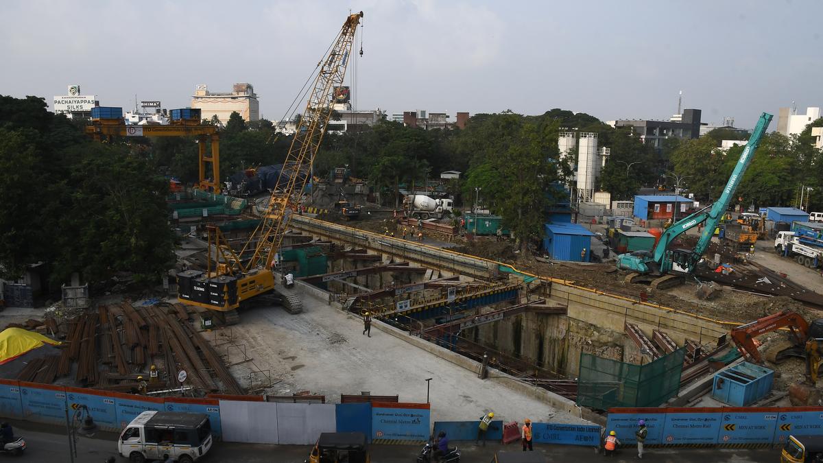 Chennai Metro Rail's tunnel from T. Nagar to Kodambakkam to be ready by  March 2025 - The Hindu