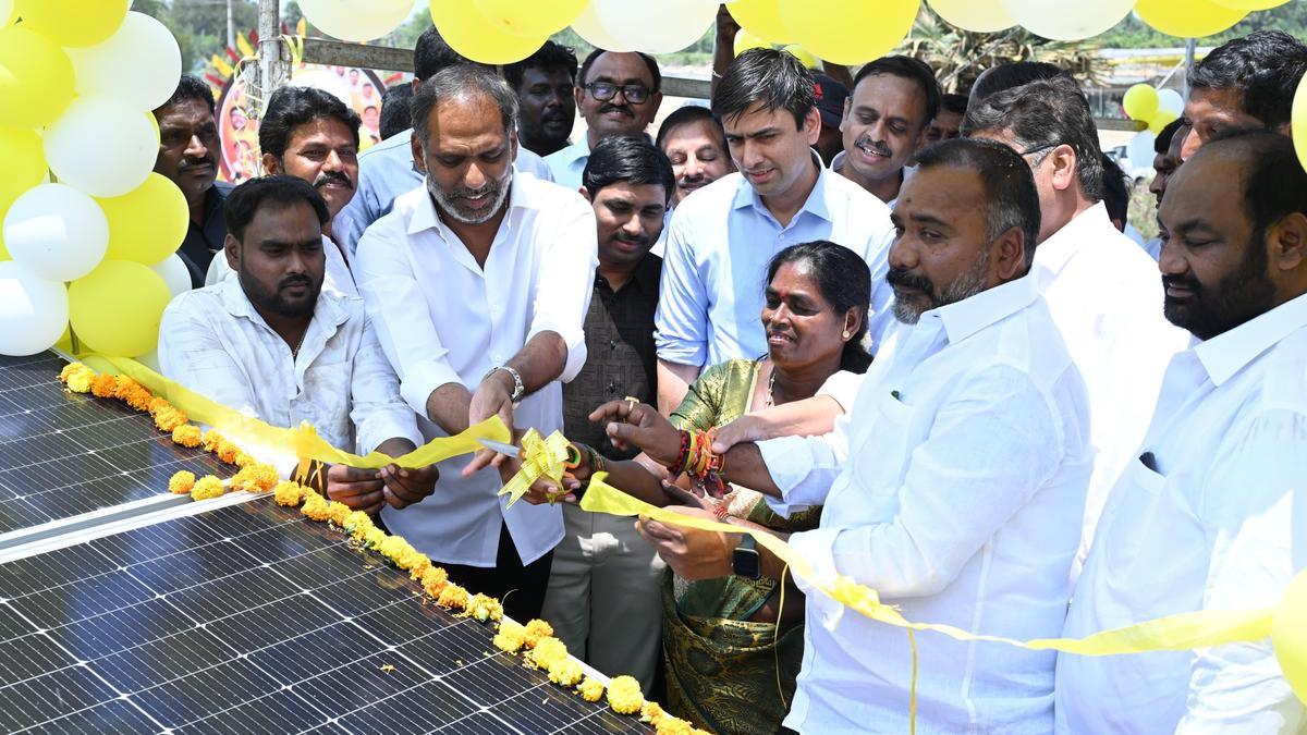 Rooftop solar systems to benefit 4,200 families in Puthalapattu, says Energy Minister