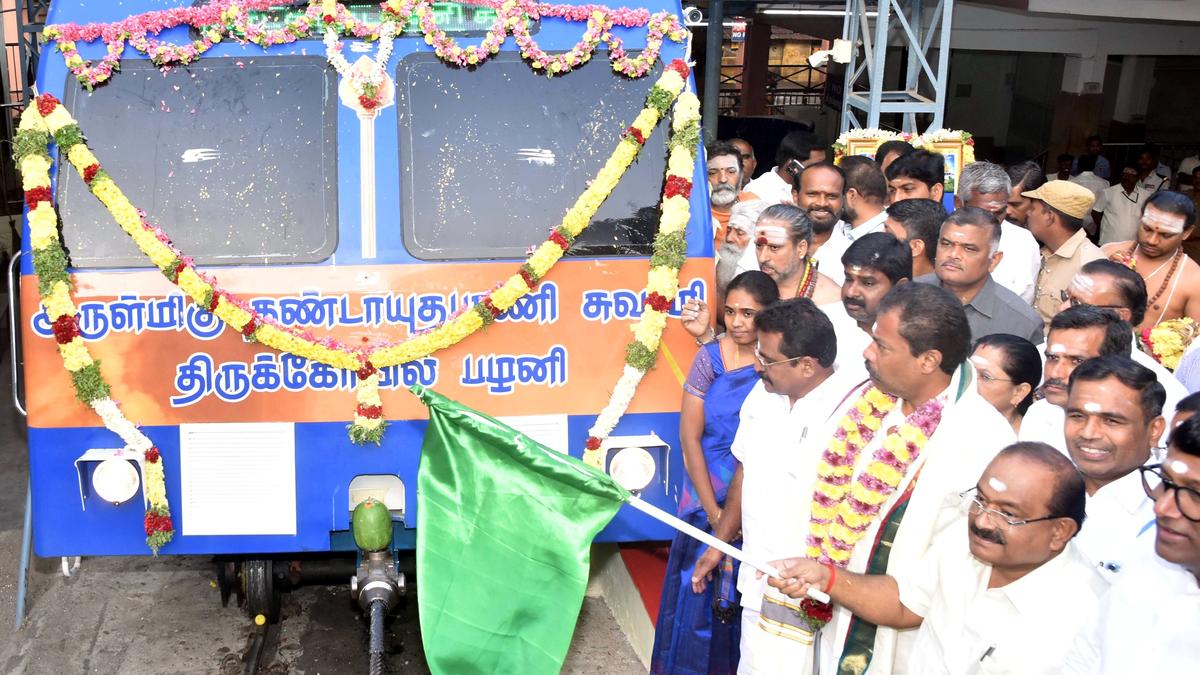 Renovated third winch of Palani temple commissioned The Hindu
