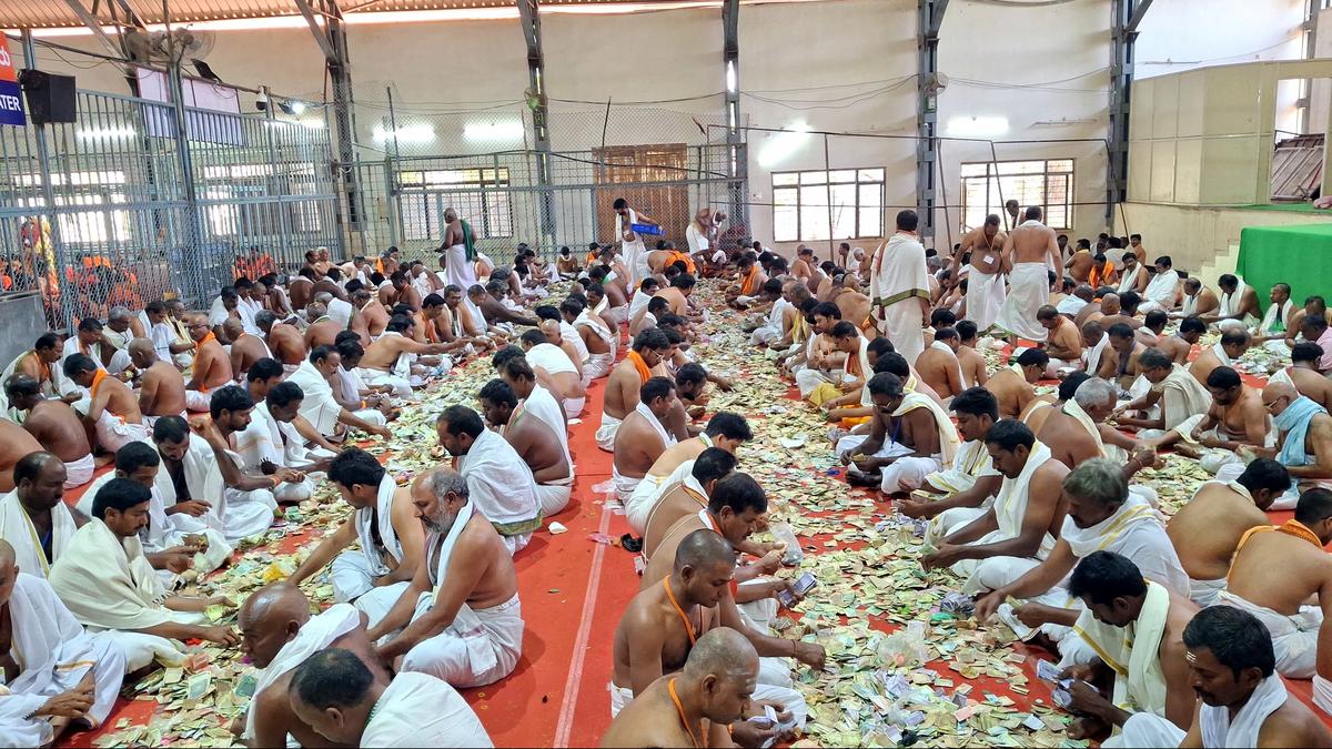 Srisailam temple receives over ₹5.69 crore in offerings