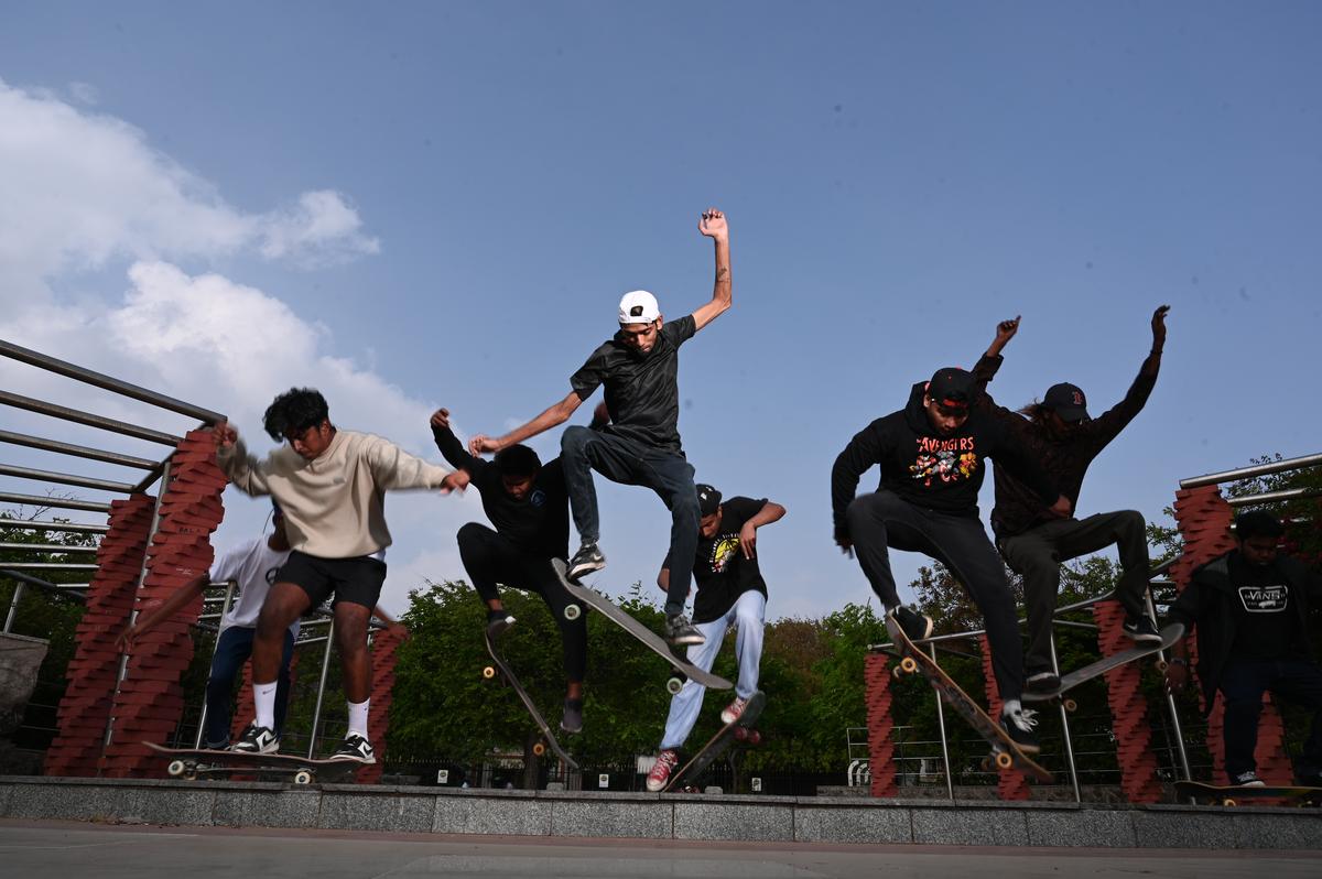 The Skateboarding In Chennai crew.