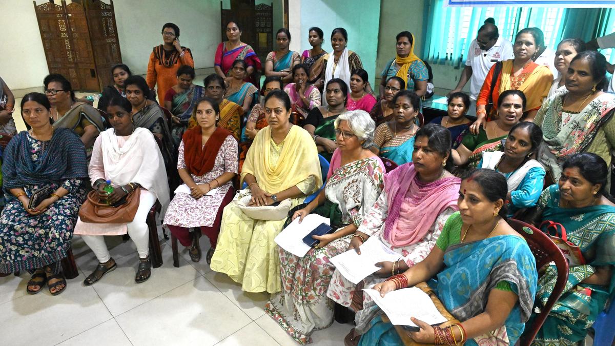 MEPMA resource persons submit plea on pending grievances in Vizag