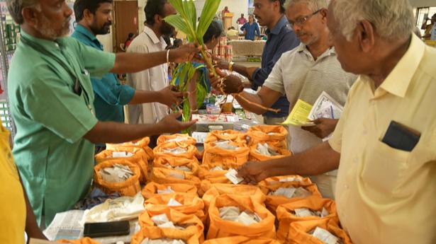 Exhibition displays organic products&nbsp;