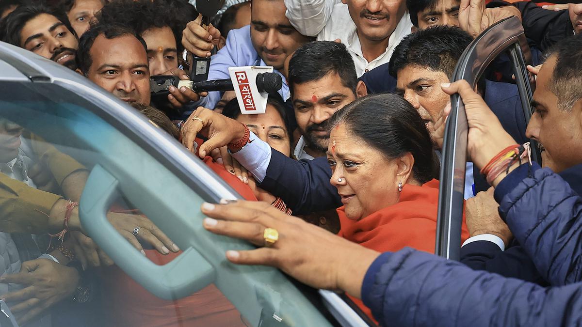 Rajasthan Assembly Election Results 2023 | BJP cruises to victory; Vasundhara Raje, Rajyavardhan Singh Rathore among winners