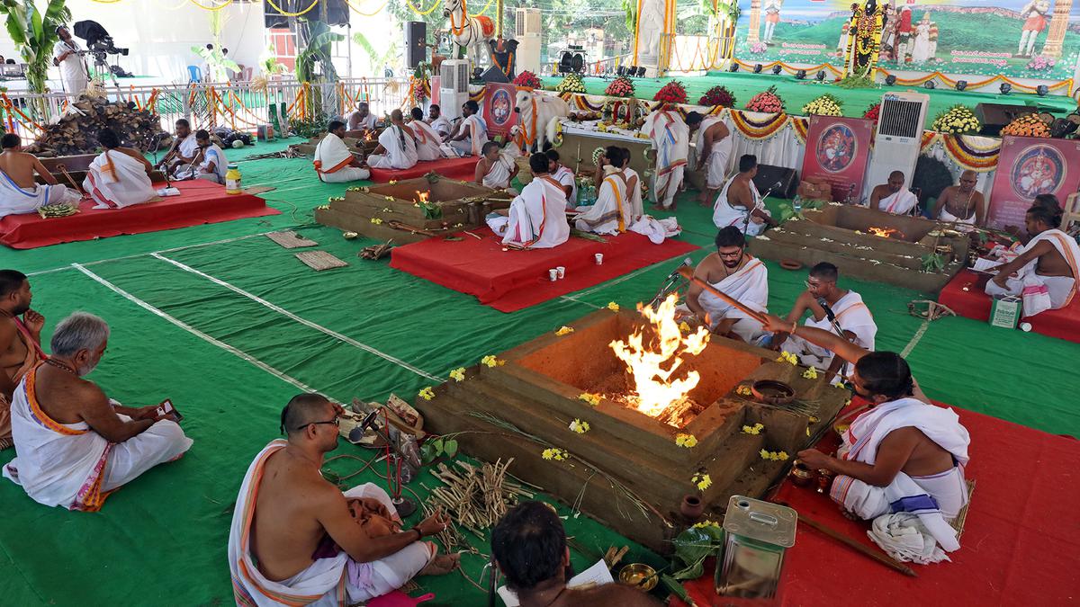 Week-long ‘Chaturveda Havanam’ begins in Tirupati