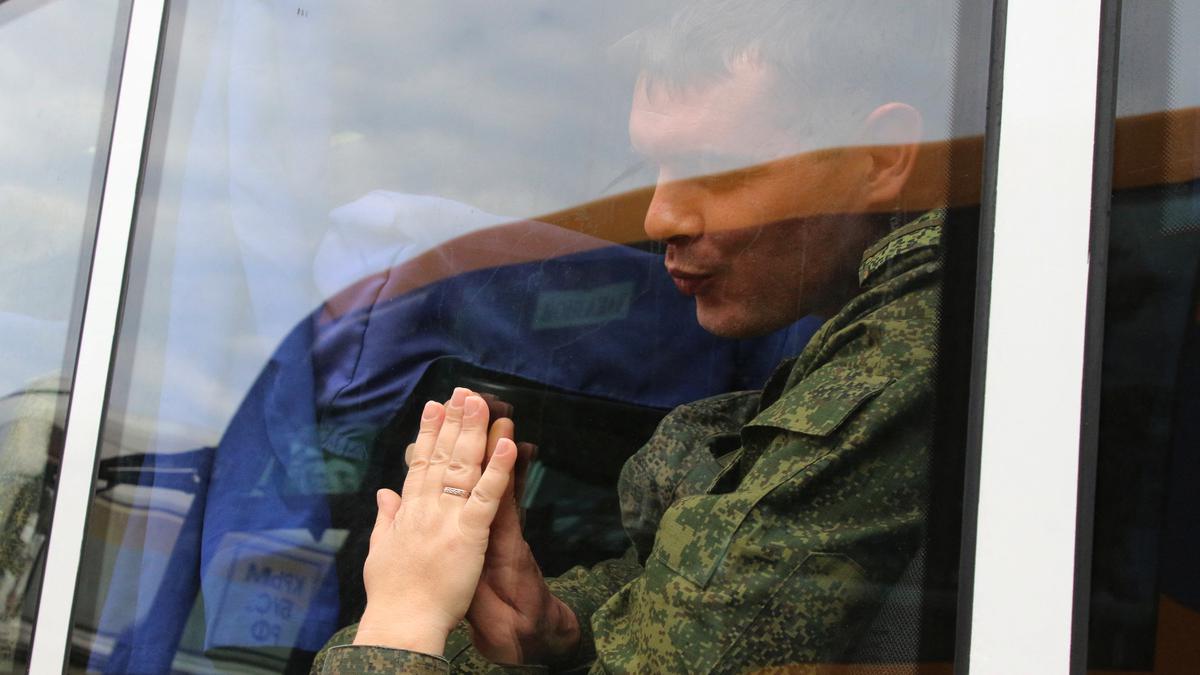 Russia’s newly mobilised reservists begin training in Kaliningrad