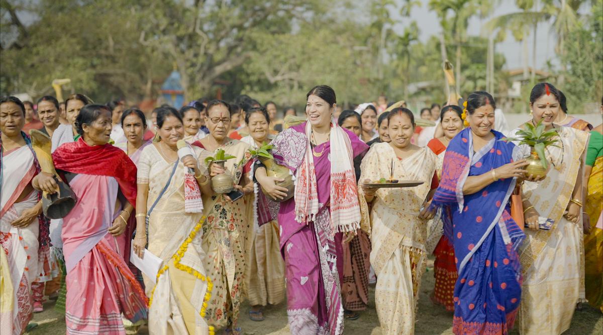 The 'Hargila Army' celebrates the Green Adjutant Star's nest season in Hajo near Guwahati.