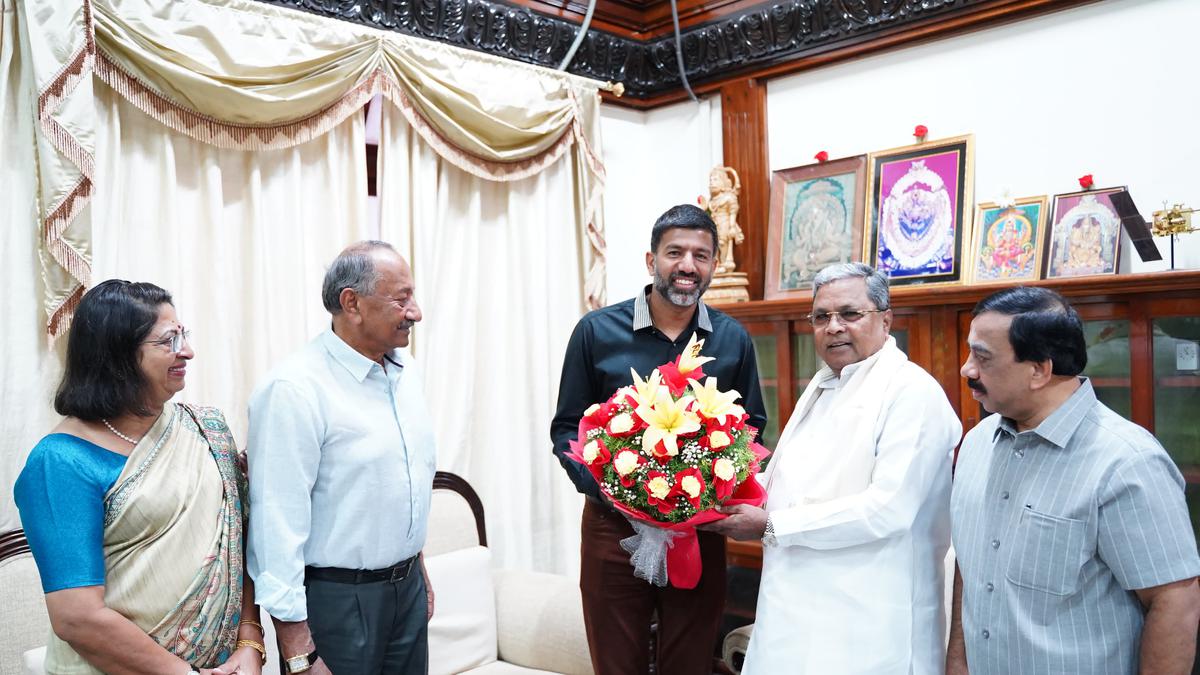 Karnataka CM felicitates Australian Open doubles title winner Rohan Bopanna, announces cash prize of ₹50 lakh