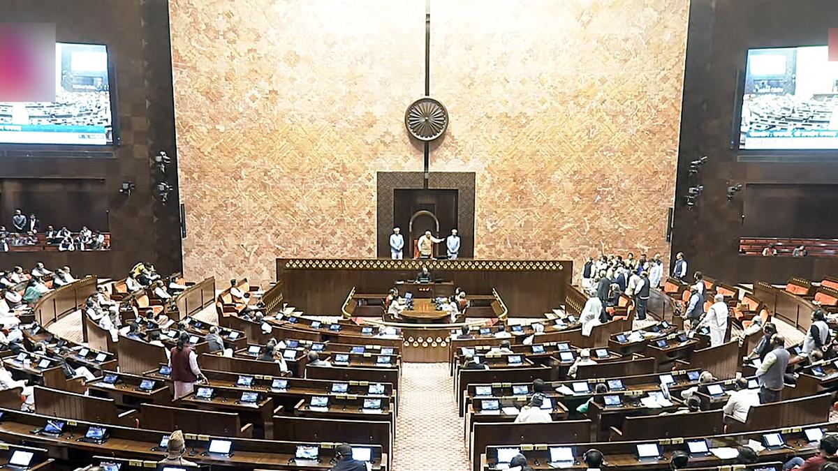 Congress walks out of Rajya Sabha over farmers’ issue