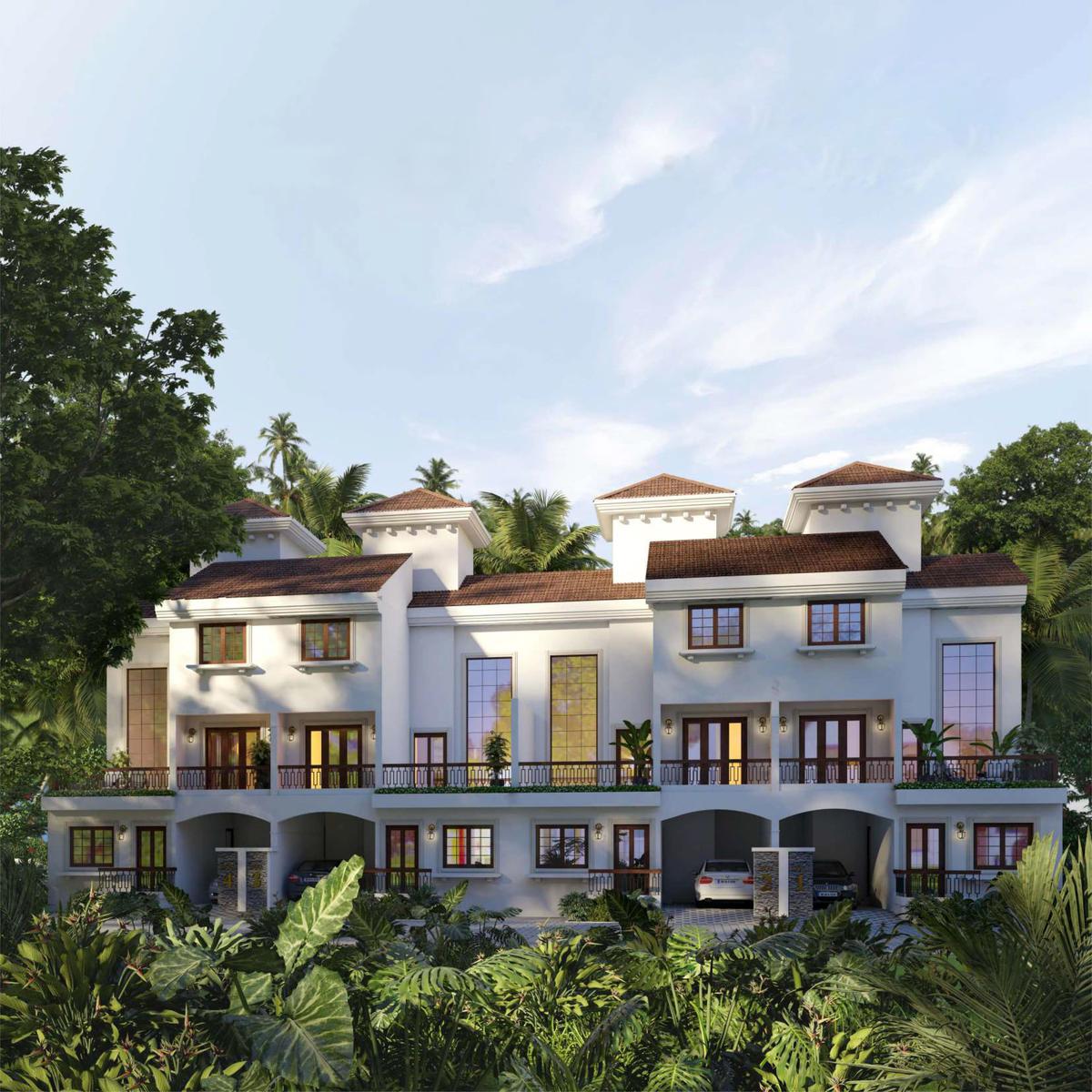 A 3BHK Villa in MVR Casa Aurea, Siolim, Goa priced at ₹32.43 lacs per share.