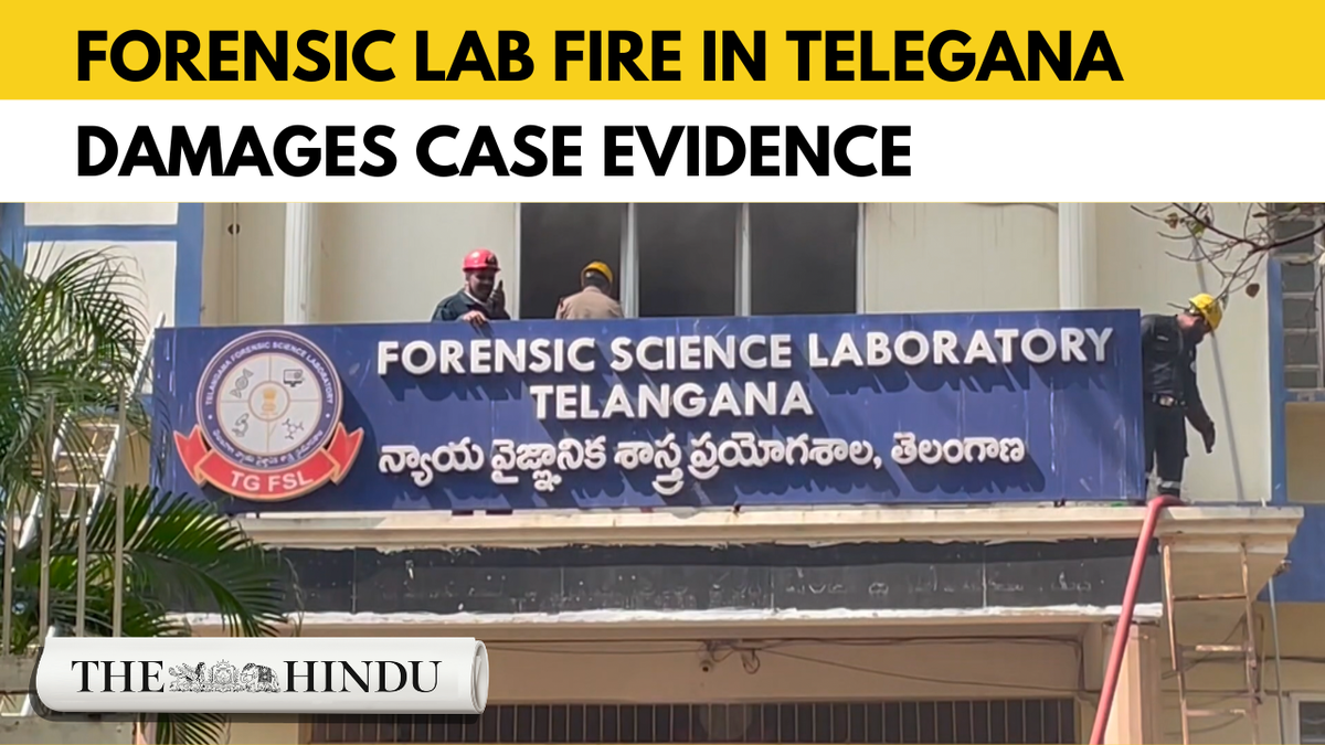 Watch: Fire at Telangana Forensic Science Laboratory damages crucial evidence; probe under way