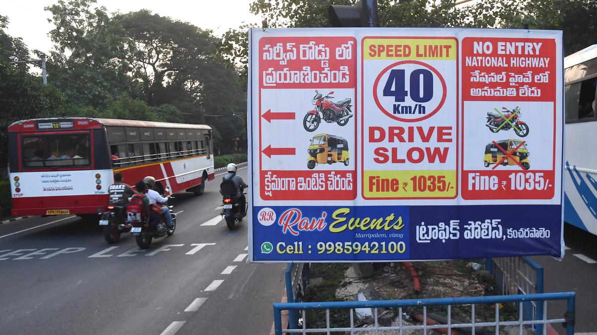 Motorcyclists, auto drivers urged to use service roads instead of NH-16 in Visakhapatnam city limits