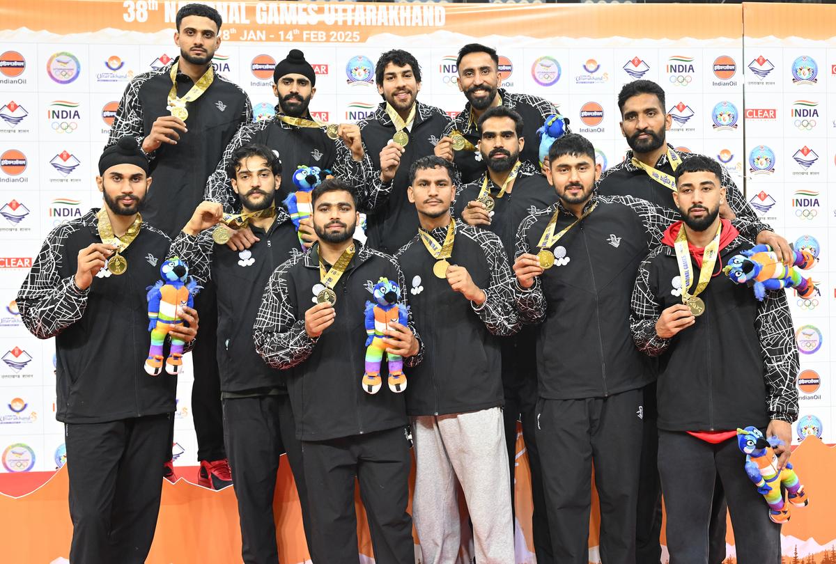 Victorious: The victorious Punjab men’s basketball team.