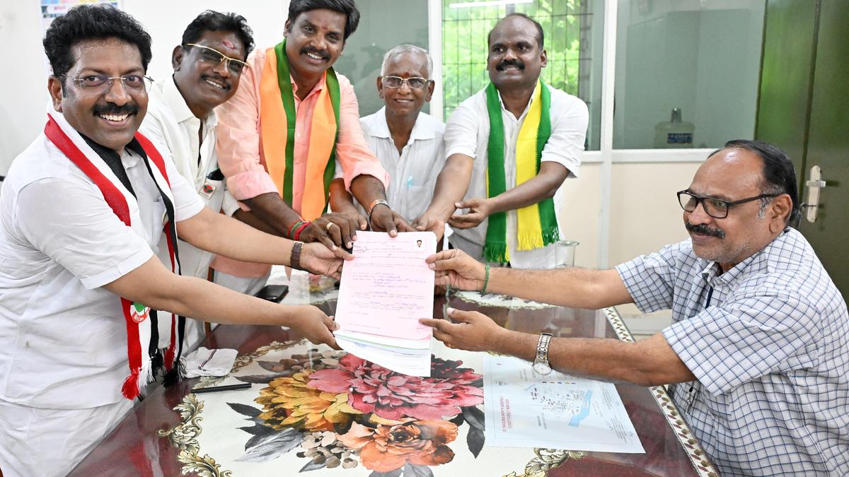 Prominent candidates file nominations in Madurai district