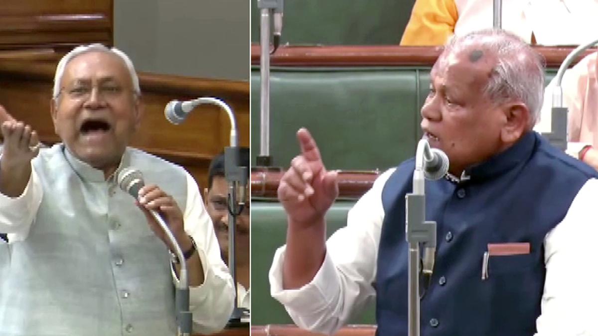 Nitish Kumar loses cool again in State Assembly, attacks Jitan Ram Manjhi