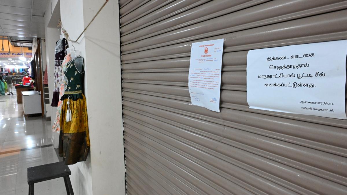 Erode Corporation seals 31 shops over rent arrears