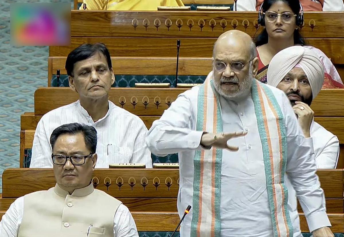 Barring one, entire top leadership of Maoists wiped out, Amit Shah tells Lok Sabha - The Hindu