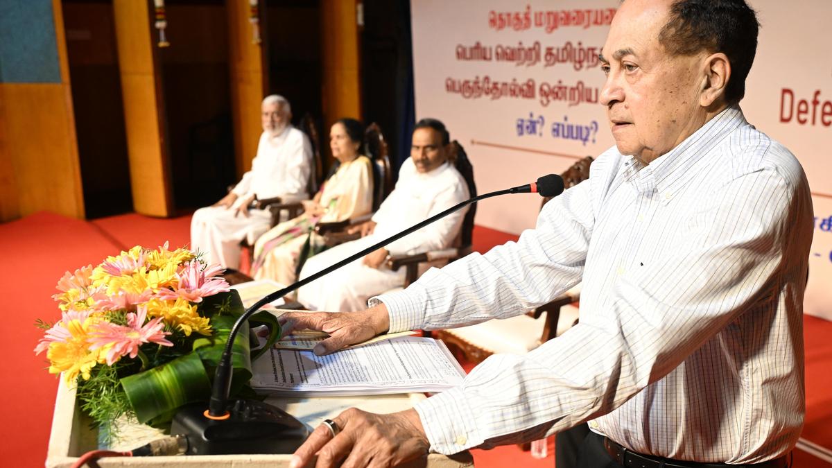 Delimitation, women’s reservation Bills were clubbed together to create confusion, says N. Ram