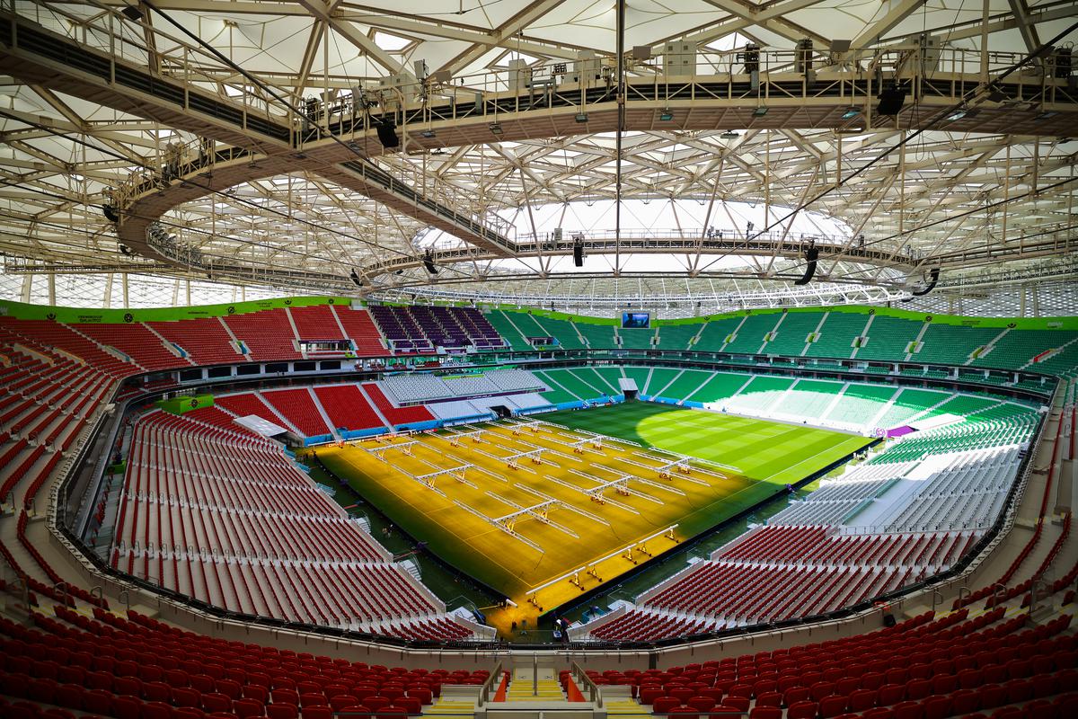 The Al-Thumama Stadium, one of eight built for the World Cup in Qatar.