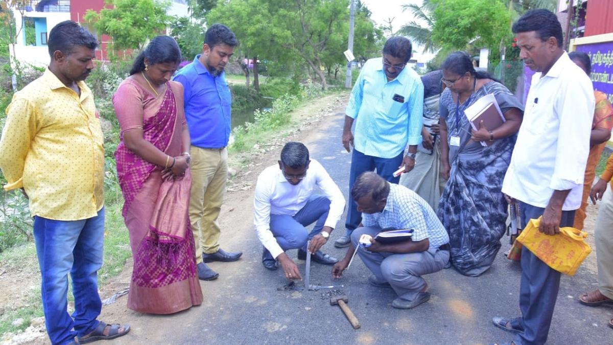 Collector inspects development works in four village panchayats The Hindu
