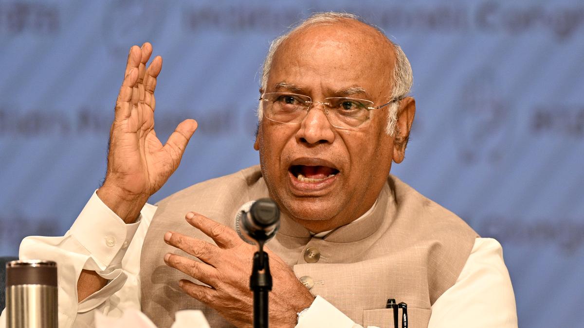 Government hurrying women’s quota law implementation for political mileage: Kharge to PM