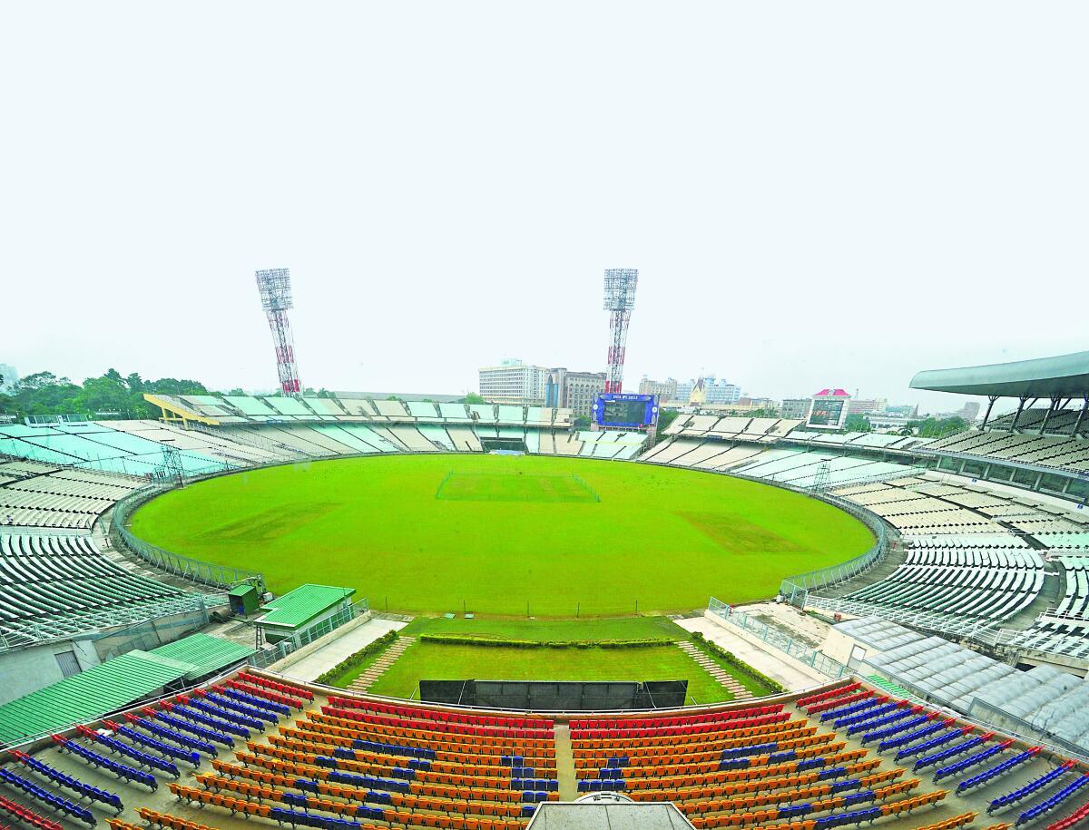 Eden Gardens in Kolkata.