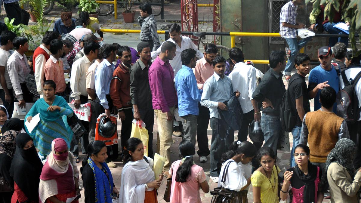 Amid despair, a rush for government jobs in U.P.