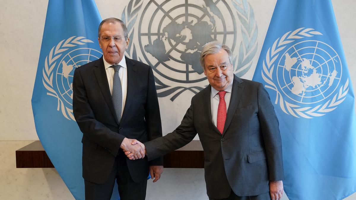 U.N. chief and West berate Russia's top diplomat over Ukraine