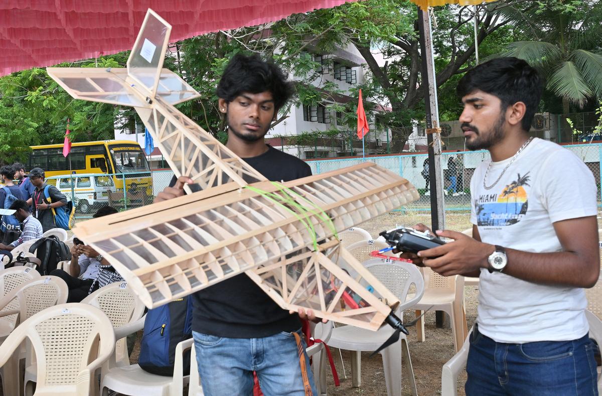  Participants at the Aeromodelling competition, at Hindustan Institute of Technology and Sciences (HITS) 