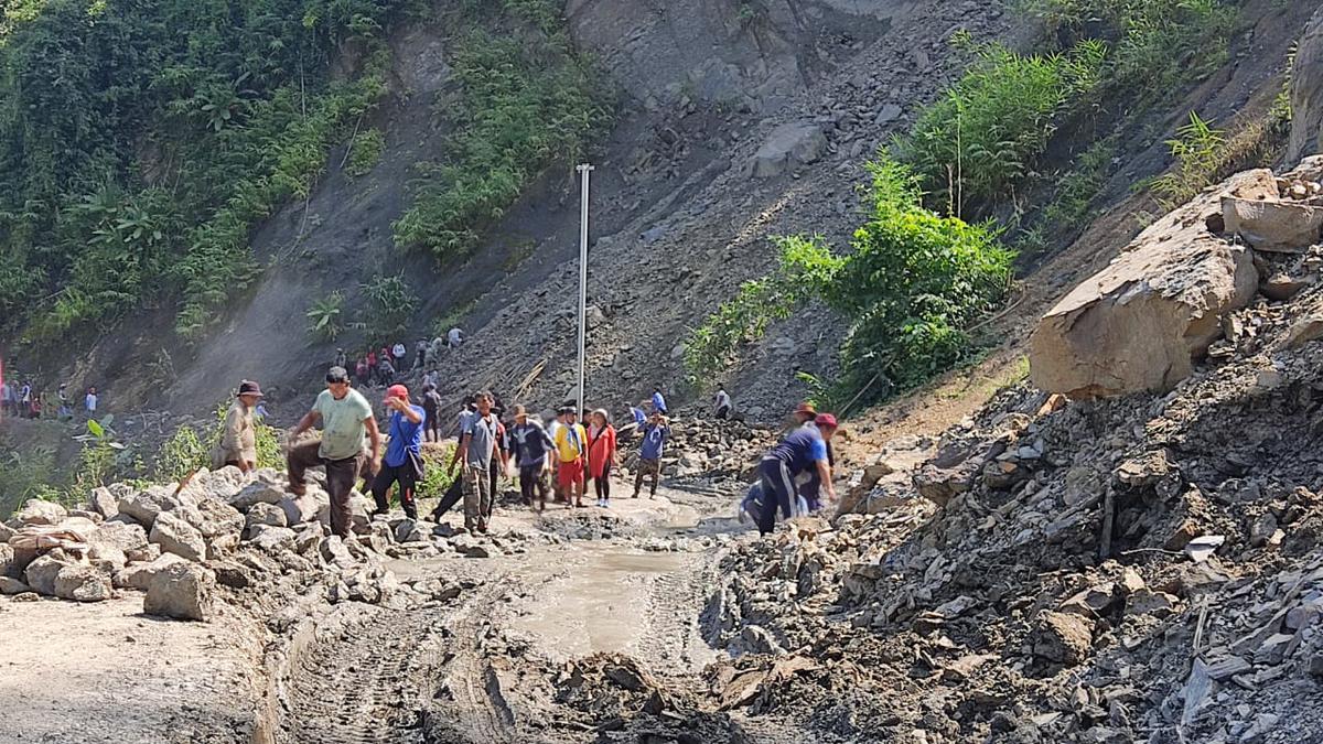 Villagers on the Sairang-Tuipuibari road in Mizoram have started repairing an 18-km stretch after waiting for the BRO to complete the work. 