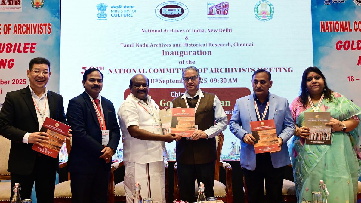 Japanese tissue mending technique being used to preserve archival documents: T.N. Minister Govi. Chezhiaan