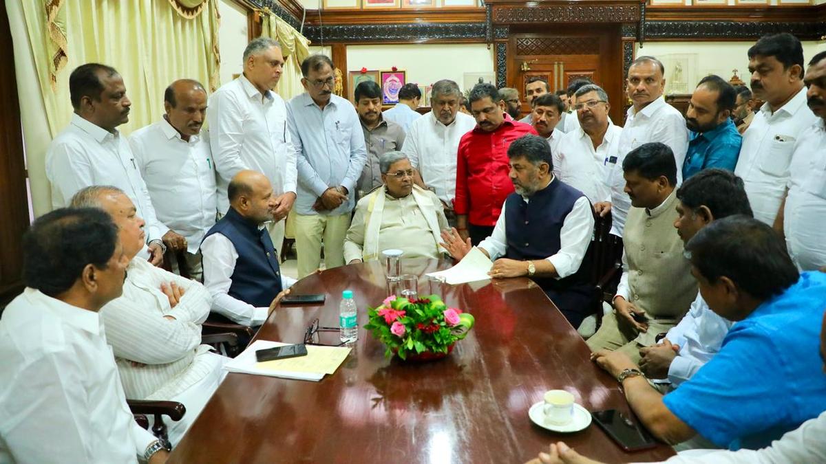 Delegation led by D.K. Shivakumar submits proposal to Karnataka CM to rename Ramanagara as Bengaluru South district