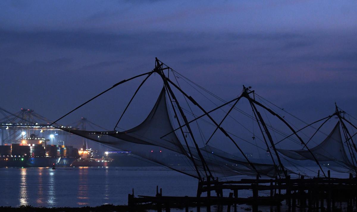 Chinese fishing nets (cheenavalas), the iconic cantilever nets brought to Kochi by the Portuguese in the 15th century, became the indelible trademark of Kochi