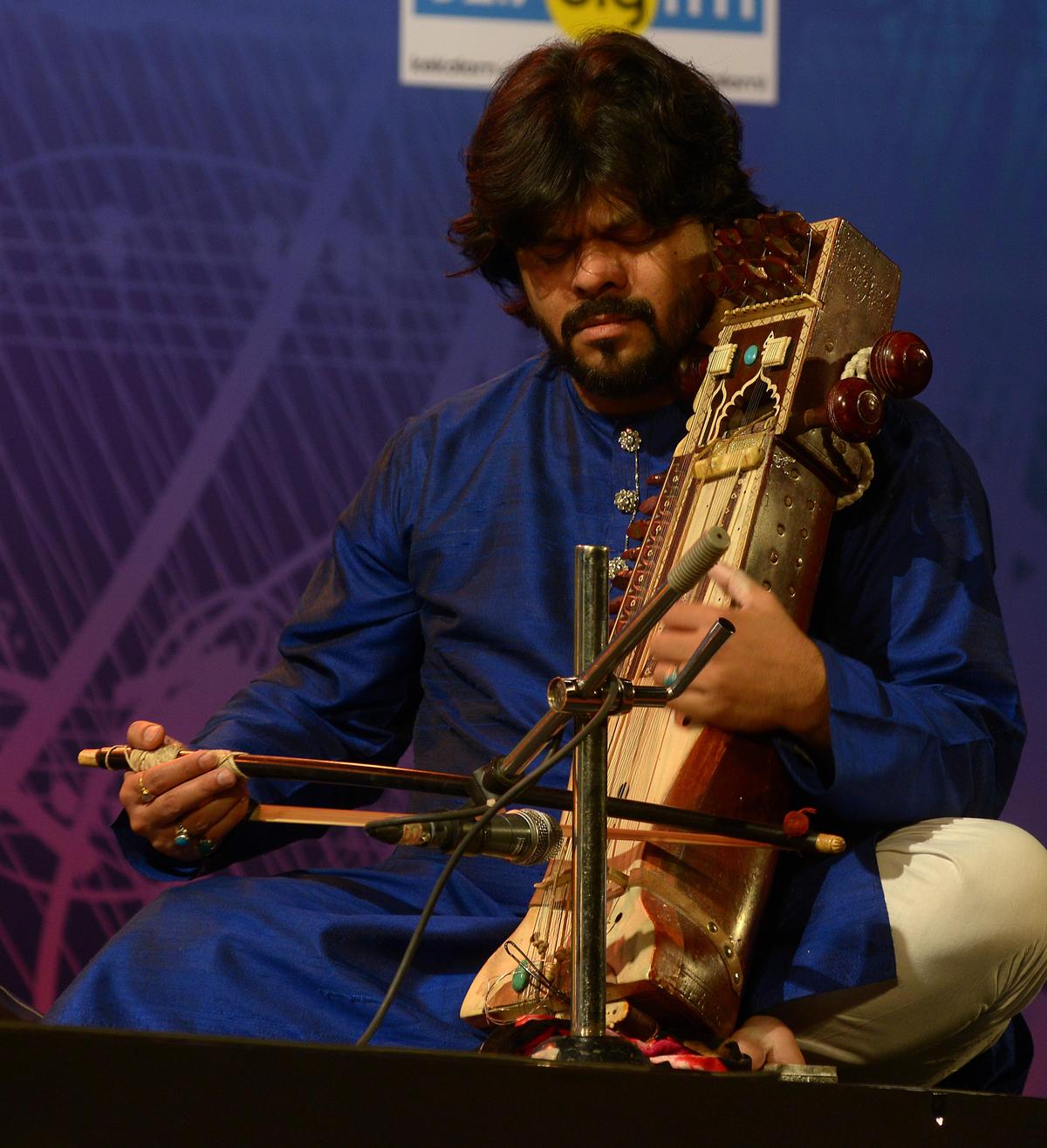 Murad Ali on the sarangi provided impeccable support 