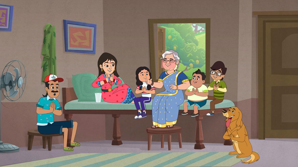 A still from Story time with Sudha Amma 