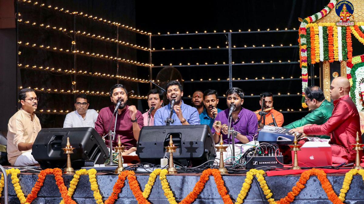 Nandagovindam Bhajans group creates waves with their medleys of devotional songs