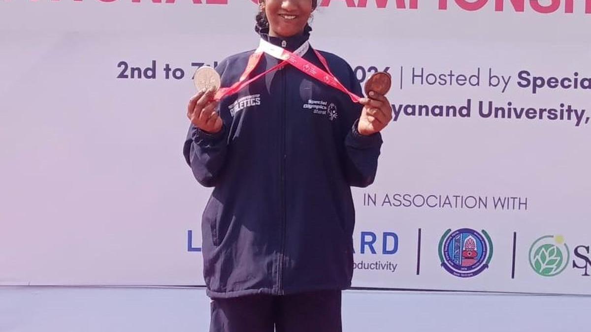 Double delight for Tirupati athlete at national Special Olympics