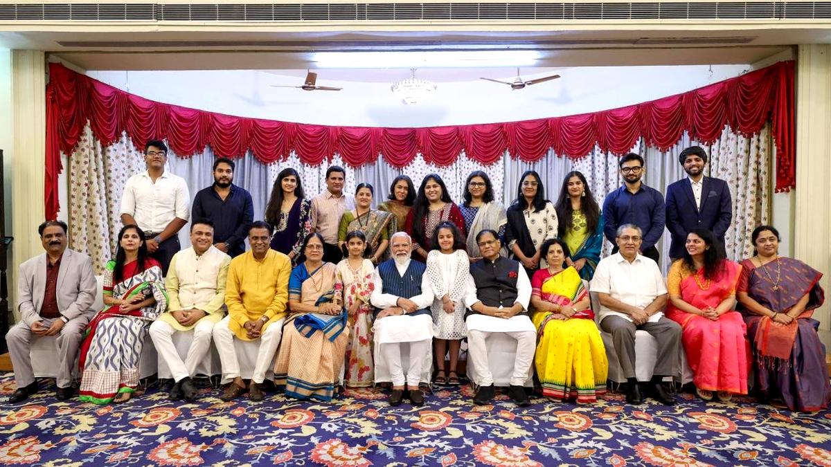 Former PM P.V. Narasimha Rao’s family meets PM Modi