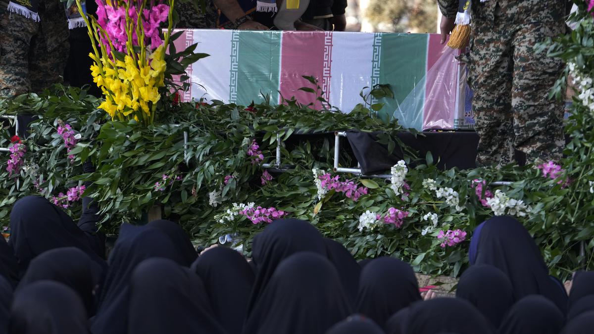 Iran holds funerals for Guards killed in alleged Israeli strike