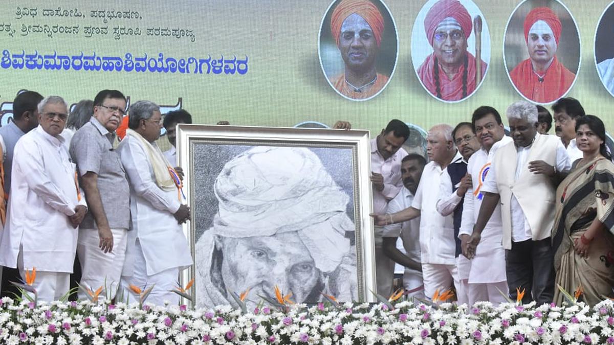 Karnataka to write to Centre to confer Bharat Ratna on late seer of Siddaganga Mutt Shivakumar Swami