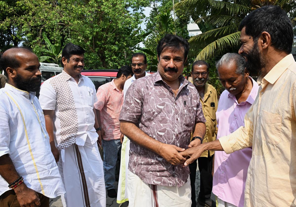 AM Ariff di LDF durante la sua campagna.