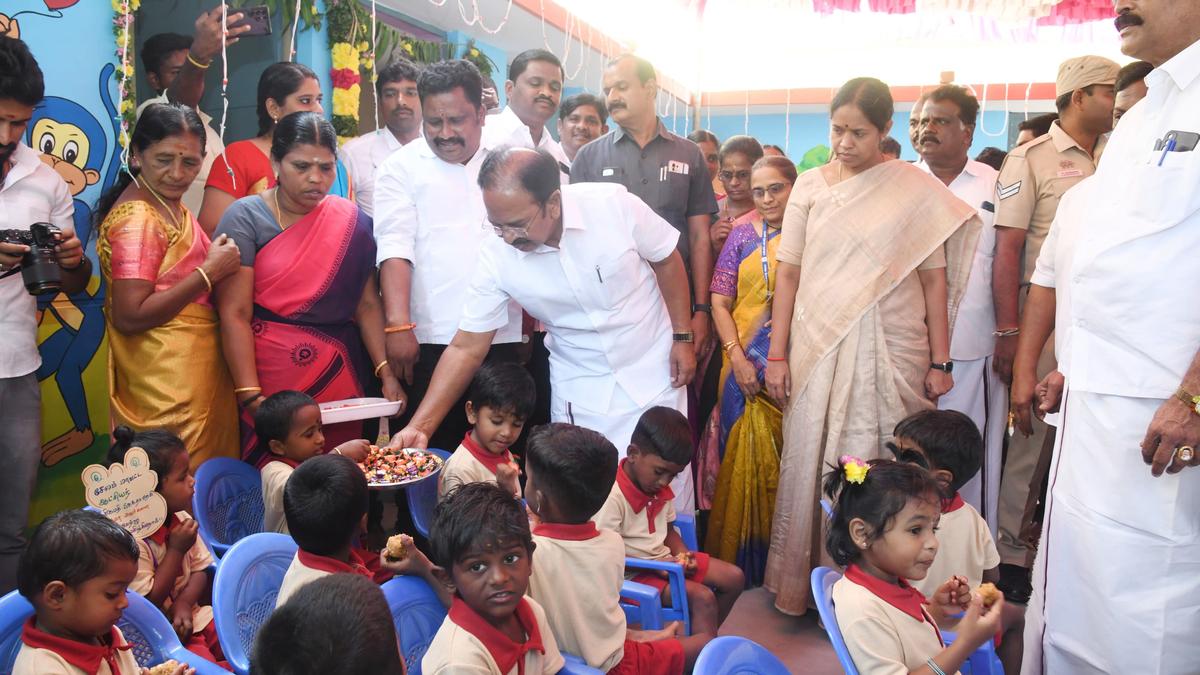 Minister inaugurates panchayat office, anganwadi centres in Salem