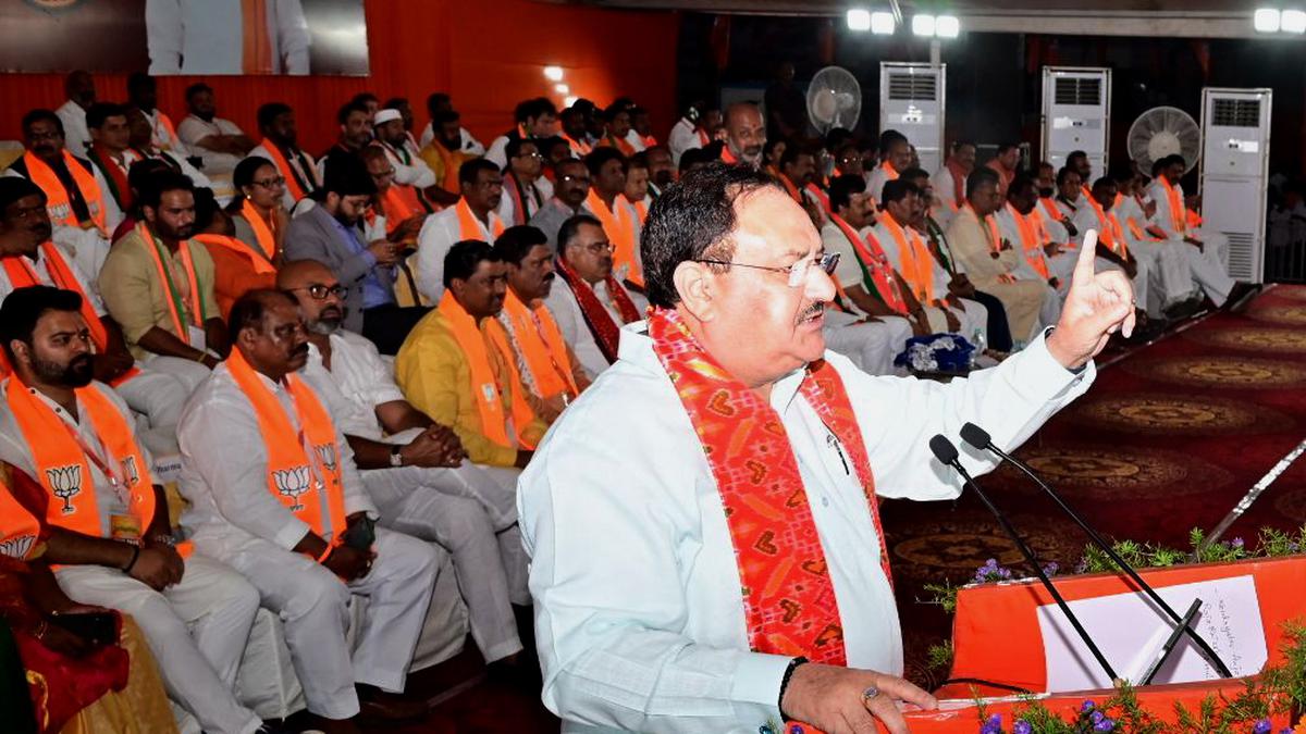 BJP alone can liberate Telangana from the clutches of ‘corrupt regime’, says J P Nadda