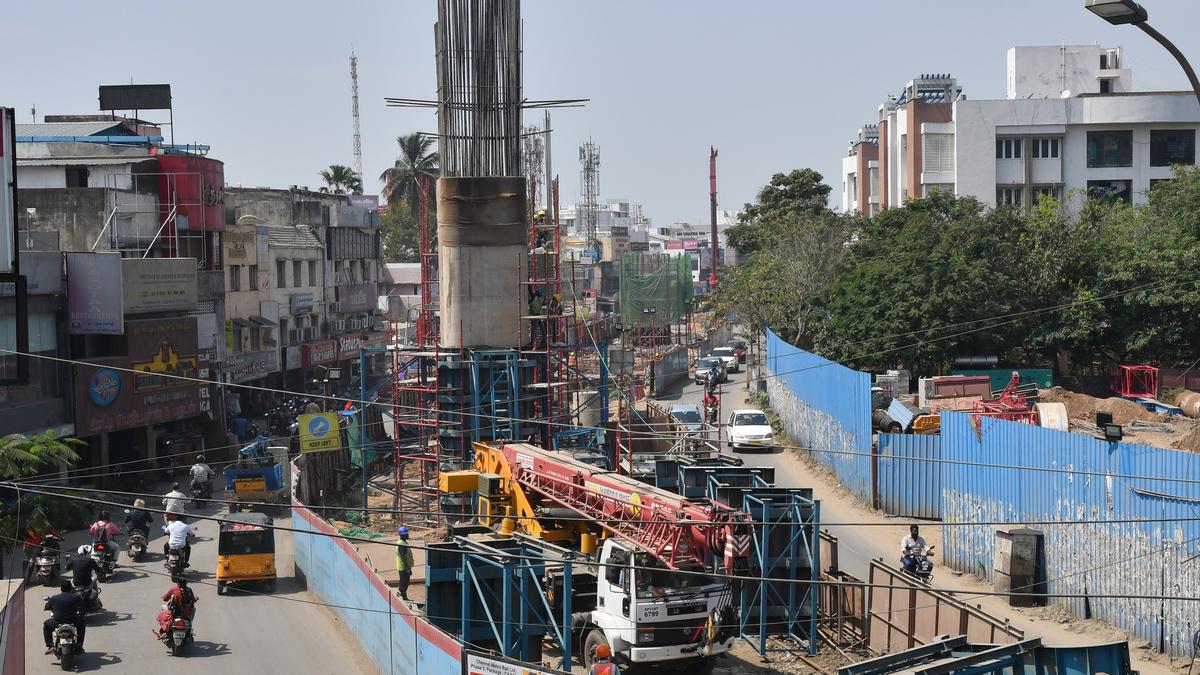 Shifting utility lines for Metro Rail work in Chennai remains a challenge for agencies