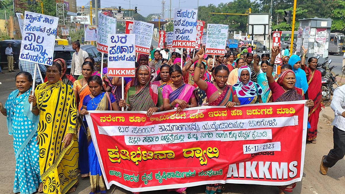 Farm workers urge govt. to launch drought relief works immediately