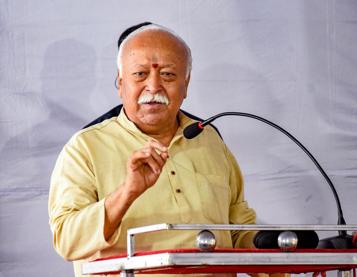 RSS chief Mohan Bhagwat says India's prime responsibility is to present its glorious way of life to world - The Hindu