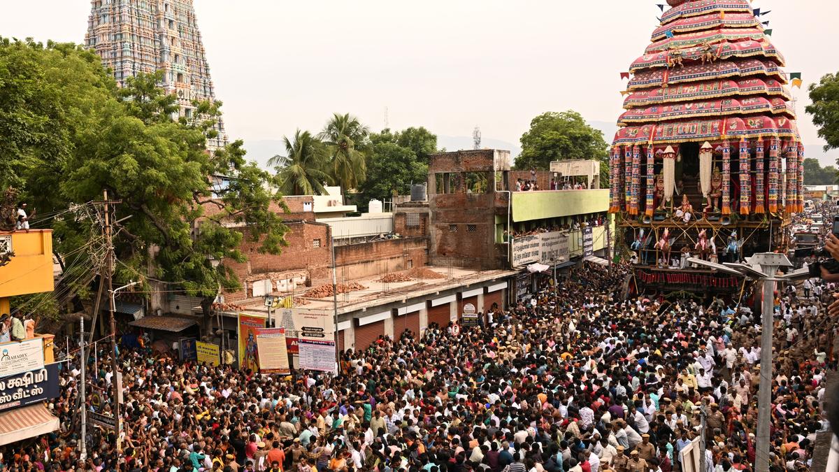 Aadi Pooram car festival draws thousands of devotees to Srivilliputtur